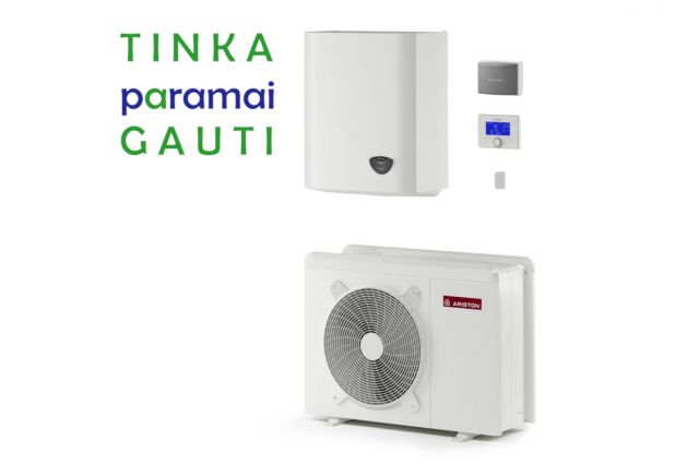Šilumos siurblys Oras-Vanduo Ariston Nimbus, Plus, 90 S Net 14 kW Φ3, su Wi-Fi