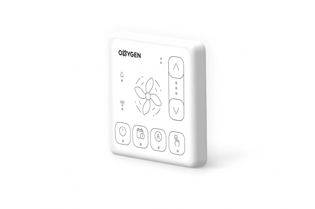 Rekuperatoriaus valdiklis Oxygen Easy su WiFi ir Bluetooth, baltas - Image 2