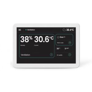 Rekuperatoriaus valdiklis Oxygen LCD SimpleTouch su WiFi ir Bluetooth, baltas